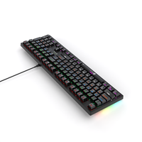R8 K1001 penjualan terlaris Multimedia 108 tombol Gaming Keyboard Skate untuk komputer Laptop