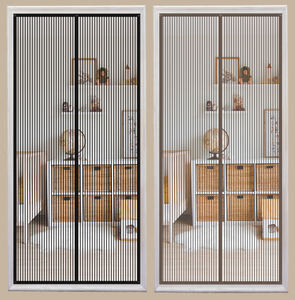 Cortina de malla antimosquitos <span class=keywords><strong>para</strong></span> puerta, transpirable, <span class=keywords><strong>con</strong></span> imanes de cierre automático, a prueba de insectos. - Product Image 2