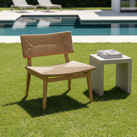 Fauteuil convertible de luxe en aluminium, style nordique, fait main, capitonné, extensible, pour bureau à domicile et salon, design Mid-Century Modern