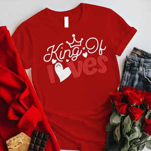 Transfert de correctif de haute qualité Bling Glitter King of Loves Rhinestone Valentine <span class=keywords><strong>pour</strong></span> la Saint-Valentin - Product Image 6