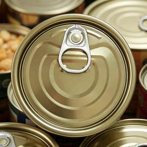 Qualité alimentaire 300 #   Bouchons de canettes TFS de 72,9 mm avec languette argentée en pâte d'aluminium à l'intérieur - Product Image 1
