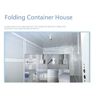Maisons conteneurs pliables en acier portables de 20 et 40 pieds, marque ROS, couleur personnalisée, respirantes, pour usage en villa, design moderne