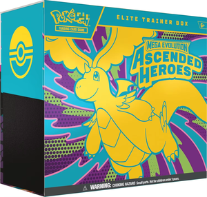 Vente en gros de cartes à collectionner Pokémon Mega Evolution Ascended Heroes ETB - Boîte cadeau en cuir véritable pour les plus de 14 ans - Product Image 1