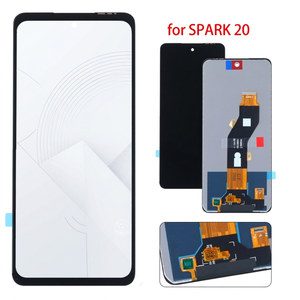 หน้าจอ OLED พร้อมทัชสกรีน OEM 100% ผ่านการทดสอบแล้ว ชุดเปลี่ยนหน้าจอแบบประกอบสำเร็จ ใช้ได้กับโทรศัพท์มือถือ Tecno Spark 20 4G KJ5 สำหรับซ่อม - Product Image 1
