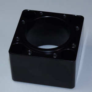Carcasa de Cilindro de Aluminio Anodizado Negro de Alta Calidad, Mecanizada por CNC, para Piezas Mecánicas - Product Image 2