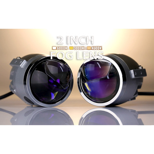 GPNE GF21X H11 Triple Couleurs Bi LED Étanche Projecteur de Feux Antibrouillard <span class=keywords><strong>Lentille</strong></span> 2.0 Pouces 3000K pour Voiture - Product Image 1