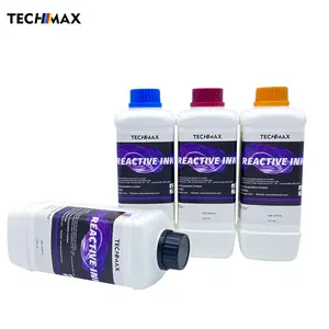 Encre réactive liquide de prétraitement, encre d'impression réactive de couleur vive, encre à colorant de haute qualité pour coton pour Konica 1024i 512i