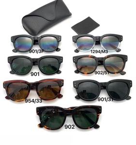 نظارات شمسية وصلت حديثًا ، نظارات شمسية عصرية للنساء والرجال في الهواء الطلق للقيادة والسفر ، إطار مستقطب ، نظارات شمسية بتصميم خلات دائري - Product Image 5