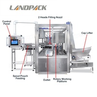 Machine de remplissage et de bouchage de sachets à bec verseur pour yaourt liquide, aliments pour nourrissons, boissons, purées de fruits et jus de fruits