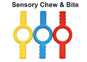 Juguete Sensorial para Masticar, Mordedor de Silicona para Bebés, Grado Alimenticio, Suave, para Estimulación Oral, Juego de Palitos Masticables, Amarillo, Azul, Rojo - Product Image 6