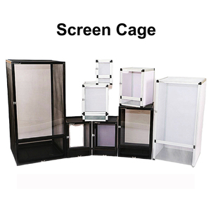 30.7 pouces <span class=keywords><strong>Extra</strong></span> <span class=keywords><strong>Large</strong></span> PVC Reptile Enclos Cailles Nichoirs Bébé Poussin Couveuse <span class=keywords><strong>Cage</strong></span> Boîte Cages Cailles À Vendre - Product Image 6