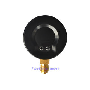 베젤을 가진 63mm 까만 강철 상자 금관 악기 젖은 부속 바닥 진공 및 합성 기계적인 압력계 - Product Image 5