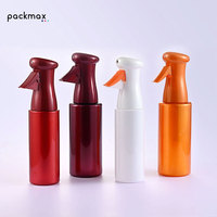 Bouteille pulvérisateur à pompe haute pression 250 ml en PET+PP, couleur personnalisable, impression sérigraphique, atomiseur à fine brume pour