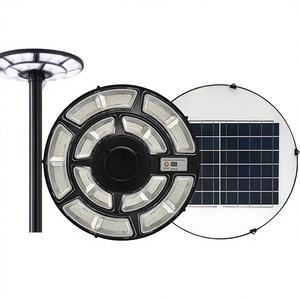 Lampe solaire LED IP65 télécommandée <span class=keywords><strong>pour</strong></span> aménagement paysager, lumière de cour à haute luminosité, type UFO, lampadaire à induction <span class=keywords><strong>pour</strong></span> la communauté - Product Image 1