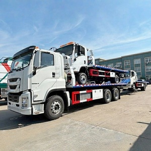 ISUZU Giga 6x4 12ton 15Ton <b>Flatbed</b> Road Rescue Wrecker <b>Truck</b> - Product Image 2
