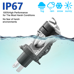 หลอดไฟโปรเจคเตอร์ขนาดเล็กแบบปลั๊กแอนด์เพลย์ของ H4 M1สว่างมากที่สุดลำแสงสูง/ต่ำ10000lm สปอร์ตไลท์ตัดหมอก12V 60W - Product Image 3