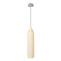Mousseur à lait électrique portable en acier inoxydable noir Geling, rechargeable, faible MOQ, fouet à matcha, mélangeur à main pour boissons