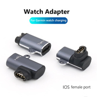 Adaptateur convertisseur de chargeur USB de type C/Micro USB/Lightning pour montres intelligentes Garmin Fenix 7 7S 7X 6 6S 6X Venu Forerunner - Accessoires
