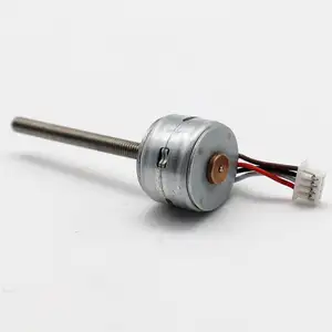 Vida mili ile 15mm 5V step motor 2 faz 4 tel 18 derece kalıcı mıknatıs step motor