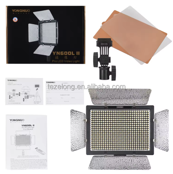 YONGNUO YN600L II ayarlanabilir 3200K-5600K renk sıcaklığı uzaktan