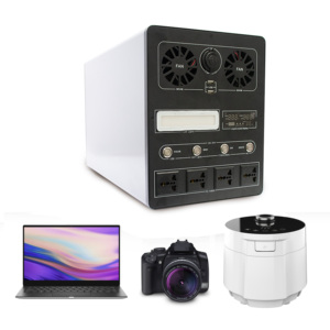 Station d'alimentation portable 3000W 220V à onde sinusoïdale pure, avec stockage d'énergie rechargeable 3000W et système de gestion de batterie - Product Image 4