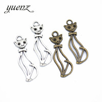 YuenZ – pendentifs pour la fabrication de bijoux, pendentifs pour collier, Bracelet, accessoires, 34x10mm D9270