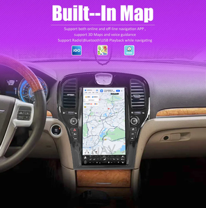 256GB Android 13 GPS Navigation Stéréo Voiture Lecteur DVD Écran Vertical Sans Fil Carplay Auto Radio pour Chrysler 300C 2015-2019 - Product Image 4