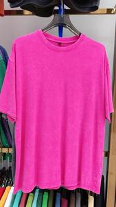 <span class=keywords><strong>Camiseta</strong></span> Oversize Vintage Lavada para <span class=keywords><strong>Mujer</strong></span> 2025, Estilo Casual Holgado Streetwear, <span class=keywords><strong>Camiseta</strong></span> Boyfriend, Tops de Algodón de Manga Corta para Entrenamiento - Product Image 6