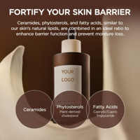 Sérum Ampoule Réparateur Barrière Probio Cica Hydratant Intensif Apaisant Céramide Panthénol Visage OEM 50ml Équilibrant Cutané