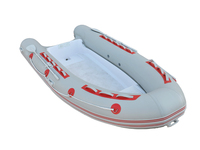 Bateau semi-rigide de 3,3 m en Hypalon et coque rigide en fibre de verre, bateau pneumatique rigide, bateau pneumatique gonflable