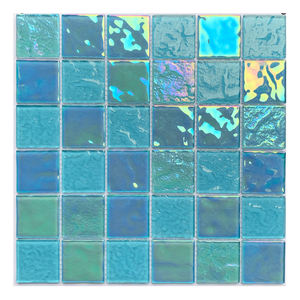 Carreau de mosaïque poli émaillé en céramique d'usine professionnelle carreaux de sol en marbre porcelaine pour piscine carré 4mm carreau carré en verre - Product Image 2