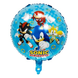 Nouveaux ballons en feuille de <span class=keywords><strong>Sonic</strong></span> the Hedgehog, jouet pour enfants, décoration de fête, ballons en gros - Product Image 4