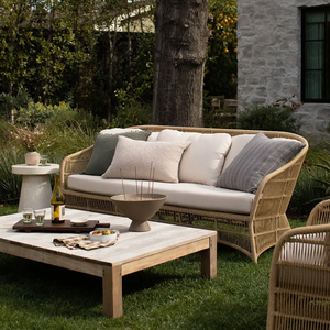 Canapé d'extérieur <span class=keywords><strong>Balcon</strong></span> Chaise longue Cour Jardin Alliage d'aluminium Loisirs <span class=keywords><strong>de</strong></span> plein air Rotin Tissé Combinaison <span class=keywords><strong>de</strong></span> meubles <span class=keywords><strong>de</strong></span> loisirs - Product Image 3