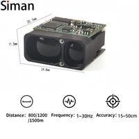 Module LiDAR industriel Siman SDDM 3m-1200m, précision de 15 cm, capteur de distance laser à impulsions 905 nm, protection IP67, TTL UART