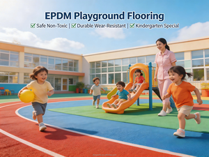 Gránulos de EPDM de Alta Elasticidad, Coloridos y Ecológicos para Superficies de Pisos de Parques Infantiles y Canchas Deportivas al Aire Libre - Product Image 6