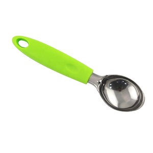 Cuchara de helado de <span class=keywords><strong>Chef</strong></span> con mango, utensilio de cocina prémium para Postres, masa de galletas, <span class=keywords><strong>Gelato</strong></span>, sorbete, Primavera - Product Image 5