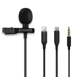 Lefon — Microphone Lavalier à pince, 3.5mm, Microphone pour <span class=keywords><strong>enregistrement</strong></span> <span class=keywords><strong>sur</strong></span> téléphone et <span class=keywords><strong>PC</strong></span> - Product Image 2