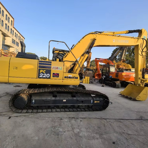 Excavadora de construcción Komatsu original de segunda mano usada, marca japonesa amarilla de alta calidad para gran oferta - Product Image 1