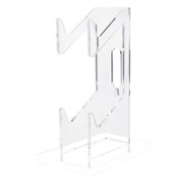 Support de manette de jeu sans fil en acrylique transparent double couche Accessoires de jeu PS4 Contrôleur de jeu Support d'affichage