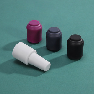 Tapón de silicona para vino con cierre hermético, color rojo oscuro, reutilizable, para almacenamiento de vino - Product Image 3