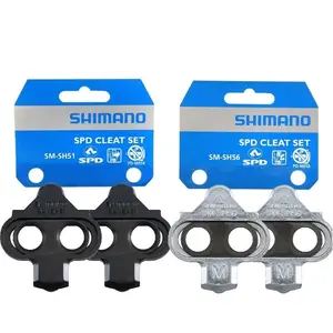 Shimano SPD SM SH51 SH56 MTB Bike Bicycle Cleats Pedal clip Cleat Pedal Set Racing Riding Equipment For shimano Original Parts
