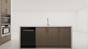 Juego de Gabinetes de Cocina de Diseño Moderno en Madera con Acabado Brillante, Pre-Ensamblados, Venta al por Mayor desde Guangdong - Product Image 5