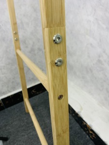 Bathroom Bamboo 5-Tier Wall Ladder for <strong>Hanging</strong> <strong>Towels</strong> Durable and Stylish 5-Layer Design - Product Image 6