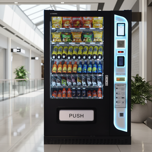 Distributeur automatique 2-en-1 |   Boissons et collations |   Paiement par carte/monnaie/billets de banque - Product Image 1