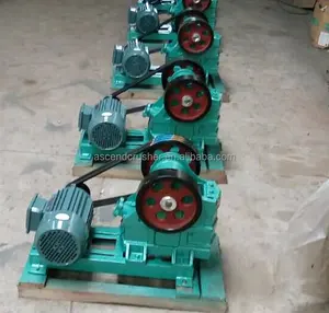 Fly Wheel Liners Small Construction Stone Mini Mobile Lab Portable Jaw Crusher