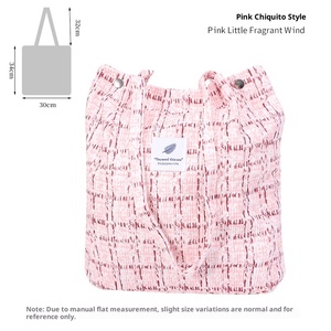 Sac fourre-tout en velours côtelé mignon avec imprimé visage souriant, sac à main esthétique de grande capacité, sac à bandoulière souple vintage pour les voyages et l'école - Product Image 4