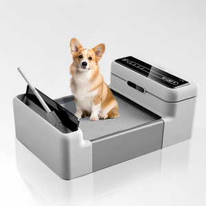 Toalete Automático Inteligente para Cães USMILEPET com Limpeza por Indução, Toalete Inteligente com Controle por Aplicativo para Cães Pequenos e Médios - Product Image 1