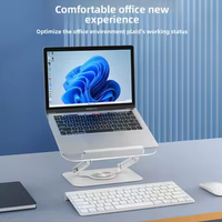 Support de lecture pliable en noyer réglable et rotatif à 360 degrés, compatible iPad, en plastique, pour bureau et maison