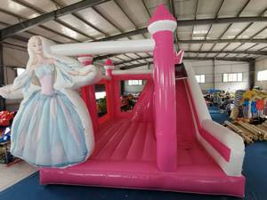 <span class=keywords><strong>2025</strong></span> Mới 23ft Màu Hồng Công Chúa <span class=keywords><strong>Inflatable</strong></span> Nhà Bị Trả Lại Với Trượt Trẻ Em Nhà Bị Trả Lại Nhảy Lâu Đài Công Chúa Bouncy Nhà Combo - Product Image 5