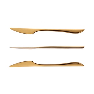 9.0 pouces en acier inoxydable poids lourd couteaux de dîner événement de mariage couverts dîner <span class=keywords><strong>couteau</strong></span> cuillère fourchette ensemble <span class=keywords><strong>couteau</strong></span> de cuisine <span class=keywords><strong>table</strong></span> - Product Image 5